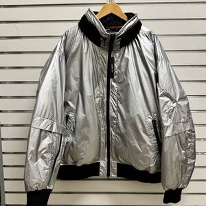 Nike X Jordan 23 Engineered MA-1 Hooded Down Jacket-Size: XXL